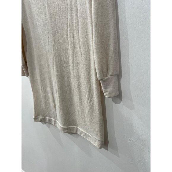 NWT Fraiche By J Long Sleeve Sweater Dress Ivory Size M MSRP $93 - Picture 7 of 12